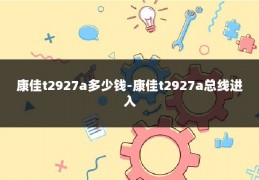 康佳t2927a多少钱-康佳t2927a总线进入