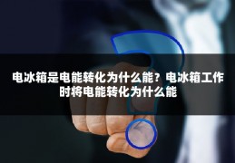 电冰箱是电能转化为什么能?电冰箱工作时将电能转化为什么能