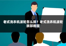 老式洗衣机波轮怎么拆?老式洗衣机波轮拆卸教程