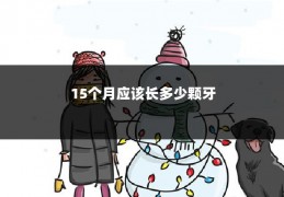15个月应该长多少颗牙