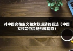 对中国女性主义和女权运动的看法（中国女权是否是畸形或病态）