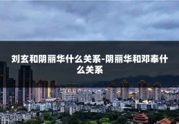 刘玄和阴丽华什么关系-阴丽华和邓奉什么关系
