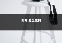 刘邦 怎么死的