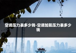 空调压力表多少钱-空调加氟压力表多少钱
