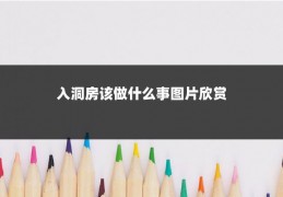 入洞房该做什么事图片欣赏