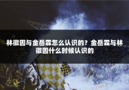 林徽因与金岳霖怎么认识的?金岳霖与林徽因什么时候认识的