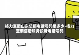 格力空调山东总部电话号码是多少-格力空调售后服务投诉电话号码