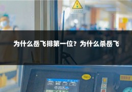 为什么岳飞排第一位？为什么杀岳飞