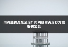 肉鸡腺胃炎怎么治？肉鸡腺胃炎治疗方案舒胃宝贝