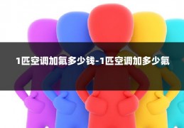 1匹空调加氟多少钱-1匹空调加多少氟