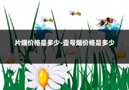 片烟价格是多少-壹号烟价格是多少