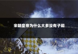 宋朝皇帝为什么大多没有子嗣