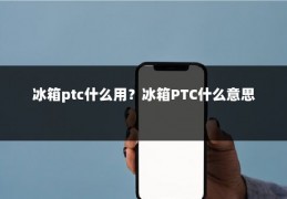 冰箱ptc什么用？冰箱PTC什么意思