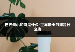 世界最小的海是什么-世界最小的海是什么海