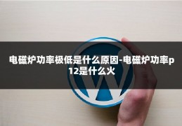 电磁炉功率极低是什么原因-电磁炉功率p12是什么火