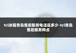 tcl冰箱青岛售后服务电话是多少-tcl青岛售后服务网点