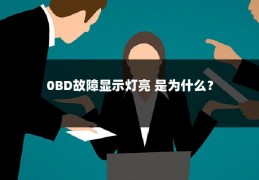 0BD故障显示灯亮 是为什么?