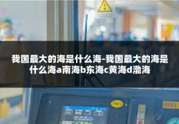 我国最大的海是什么海-我国最大的海是什么海a南海b东海c黄海d渤海