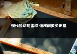 现代悦动加雪种 低压阀多少正常