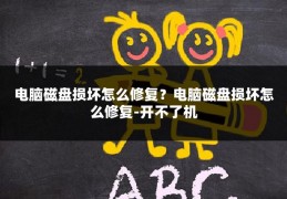 电脑磁盘损坏怎么修复?电脑磁盘损坏怎么修复-开不了机