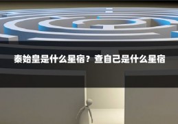 秦始皇是什么星宿?查自己是什么星宿