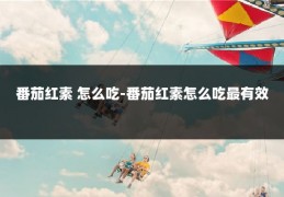 番茄红素 怎么吃-番茄红素怎么吃最有效