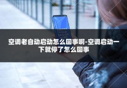 空调老自动启动怎么回事啊-空调启动一下就停了怎么回事