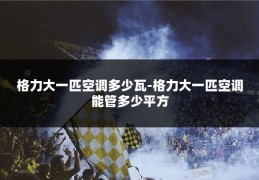 格力大一匹空调多少瓦-格力大一匹空调能管多少平方
