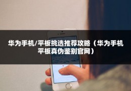 华为手机/平板挑选推荐攻略（华为手机平板真伪鉴别官网）