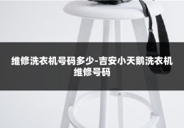 维修洗衣机号码多少-吉安小天鹅洗衣机维修号码