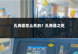 孔有德怎么死的？孔有德之死