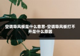 空调导风板是什么意思-空调导风板打不开是什么原因