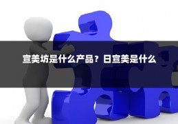 宣美坊是什么产品？日宣美是什么