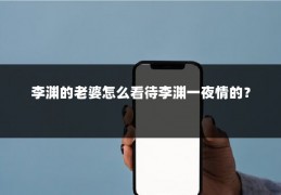 李渊的老婆怎么看待李渊一夜情的？