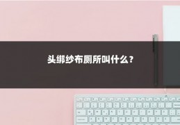 头绑纱布厕所叫什么？