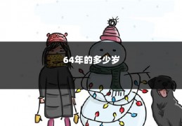 64年的多少岁