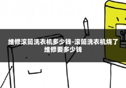 维修滚筒洗衣机多少钱-滚筒洗衣机烧了维修要多少钱