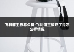 飞利浦主板怎么样-飞利浦主板坏了是怎么样情况