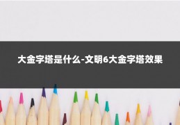 大金字塔是什么-文明6大金字塔效果