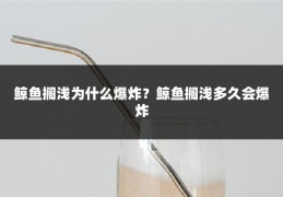 鲸鱼搁浅为什么爆炸?鲸鱼搁浅多久会爆炸