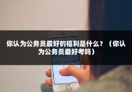 你认为公务员最好的福利是什么？（你认为公务员最好考吗）