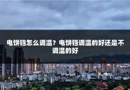 电饼铛怎么调温？电饼铛调温的好还是不调温的好