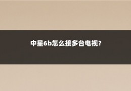中星6b怎么接多台电视？