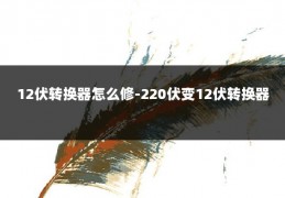 12伏转换器怎么修-220伏变12伏转换器