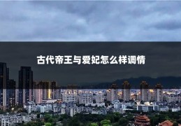 古代帝王与爱妃怎么样调情