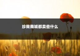 珍我商城都卖些什么