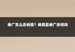 杨广怎么杀杨勇?杨勇是杨广杀得吗