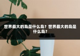 世界最大的岛是什么岛?世界最大的岛是什么岛?