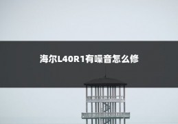 海尔L40R1有噪音怎么修