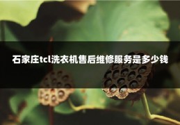 石家庄tcl洗衣机售后维修服务是多少钱